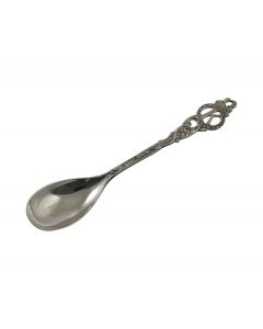 Verzilverde letterlepel K