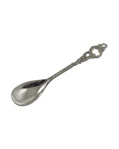 Verzilverde letterlepel C
