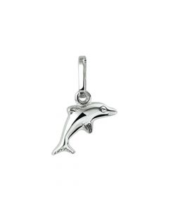 Rikkoert zilveren hanger dolfijn