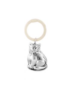 Zilveren rammelaar poes