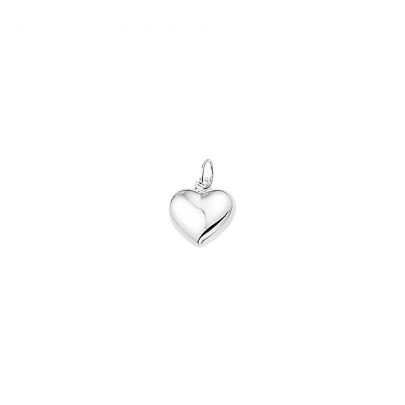 Zilveren hanger hart 10,5 mm.