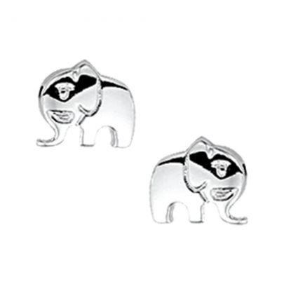 Rikkoert zilveren oorknoppen olifant
